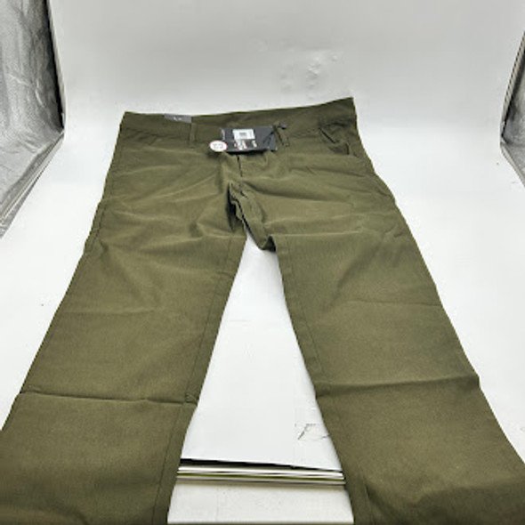 GALAXY BY HARVIC FLEX SUPER STRETCH FABRIC PANT 4 - SIZE: MEN 32 - GREEN OLIVE New
