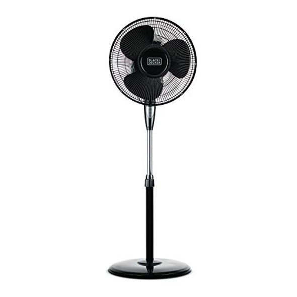 BLACK & DECKER 16 INCHES STAND FAN WITH REMOTE - BLACK BLACK & DECKER 16 INCHES STAND FAN WITH REMOTE - BLACK