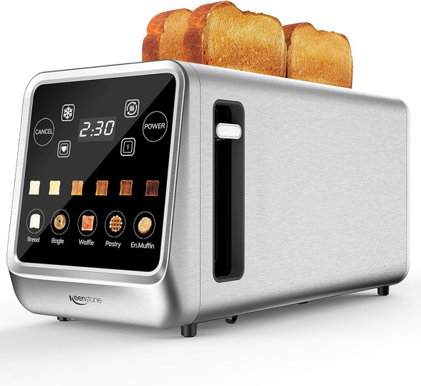 Keenstone Toaster 4 Slice, Digital Smart Toaster, Memory Function, TA7703-UL Keenstone Toaster 4 Slice, Digital Smart Toaster, Memory Function, TA7703-UL