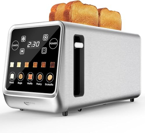 Keenstone Toaster 4 Slice, Digital Smart Toaster, Memory Function, TA7703-UL Keenstone Toaster 4 Slice, Digital Smart Toaster, Memory Function, TA7703-UL