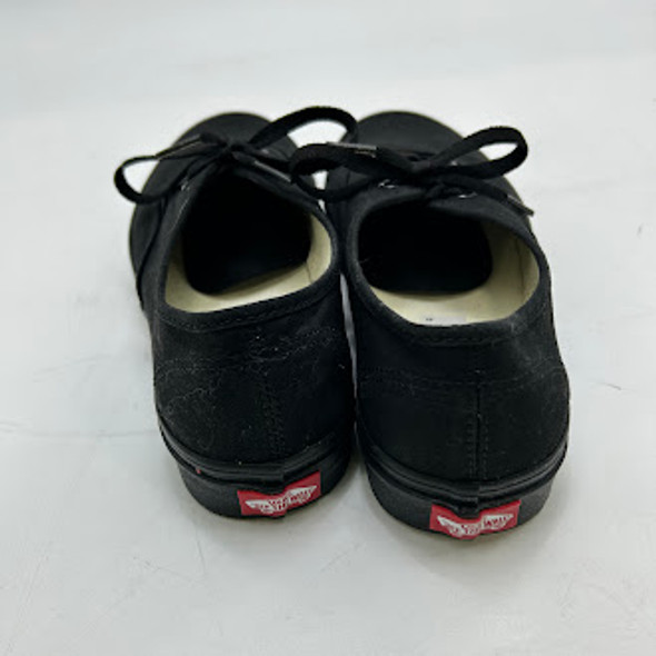 VANS UNISEX AUTHENTIC SKATE SHOE US - SIZE: MEN 8.5 WOMEN 10.5 - BLACK VANS UNISEX AUTHENTIC SKATE SHOE US - SIZE: MEN 8.5 WOMEN 10.5 - BLACK
