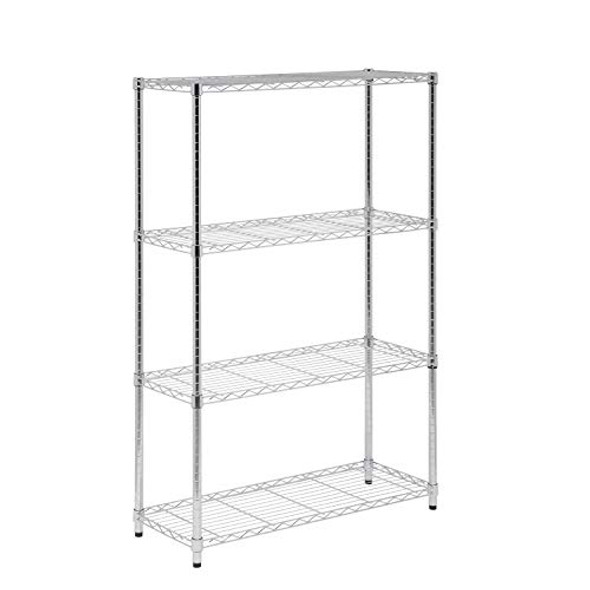 Honey-Can-Do SHF-01906 4-tier chrome shelving unit-250 lbs, 4-Tier Honey-Can-Do SHF-01906 4-tier chrome shelving unit-250 lbs, 4-Tier