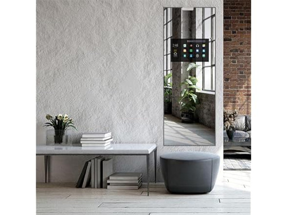 THIN CAST CAPSTONE TOUCH SCREEN SMART MIRROR 22.5IN X 60 IN - ALUMINUM THIN CAST CAPSTONE TOUCH SCREEN SMART MIRROR 22.5IN X 60 IN - ALUMINUM