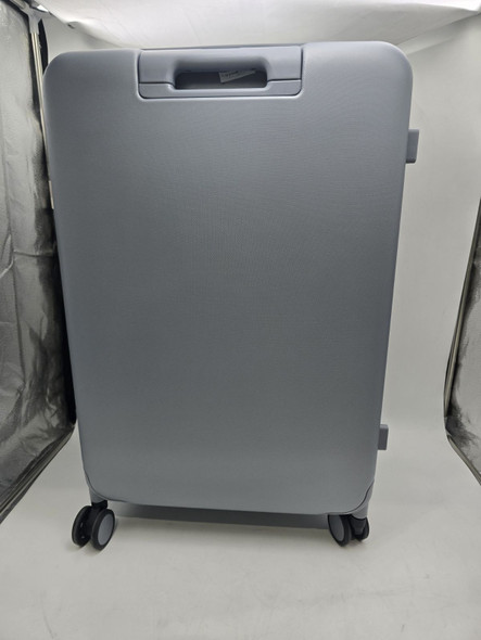 HANKE H9831S 24" CARRY ON LUGGAGE ALUMINUM FRAME HARD SHELL SUITCASES - GRAY