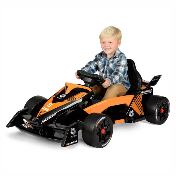 HYPER MCLAREN FORMULA F1 RACE CAR 12V BATTERY-POWERED VEHICLE , ORANGE/BLACK HYPER MCLAREN FORMULA F1 RACE CAR 12V BATTERY-POWERED VEHICLE , ORANGE/BLACK
