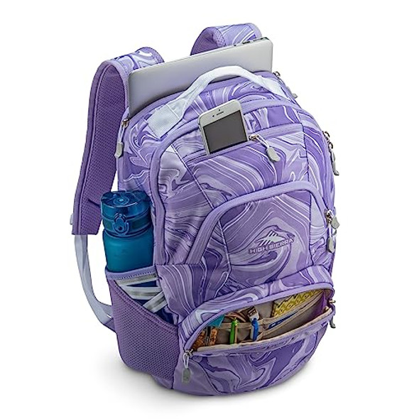 148031-A003 HIGH SIERRA SWOOP BACKPACK 17" LAPTOP 148031 A003 - MARBLE LAVENDER New 148031-A003 HIGH SIERRA SWOOP BACKPACK 17" LAPTOP 148031 A003 - MARBLE LAVENDER New