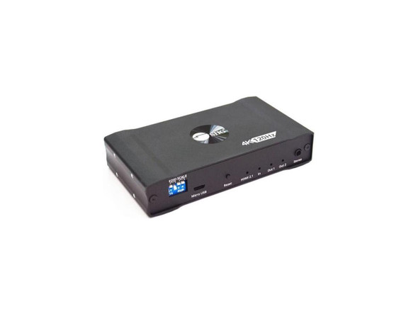 SIIG 1x2 4K120Hz HDMI Splitter with EDID & Audio Extractor CEH27C11S1