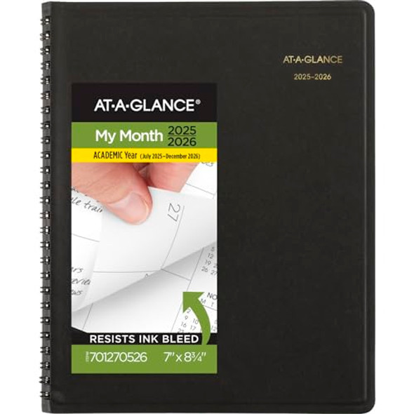 AT-A-GLANCE PLANNER 2025-2026 ACADEMIC, MONTHLY APPOINTMENT BOOK, 7" X 8-3/4" AT-A-GLANCE PLANNER 2025-2026 ACADEMIC, MONTHLY APPOINTMENT BOOK, 7" X 8-3/4"