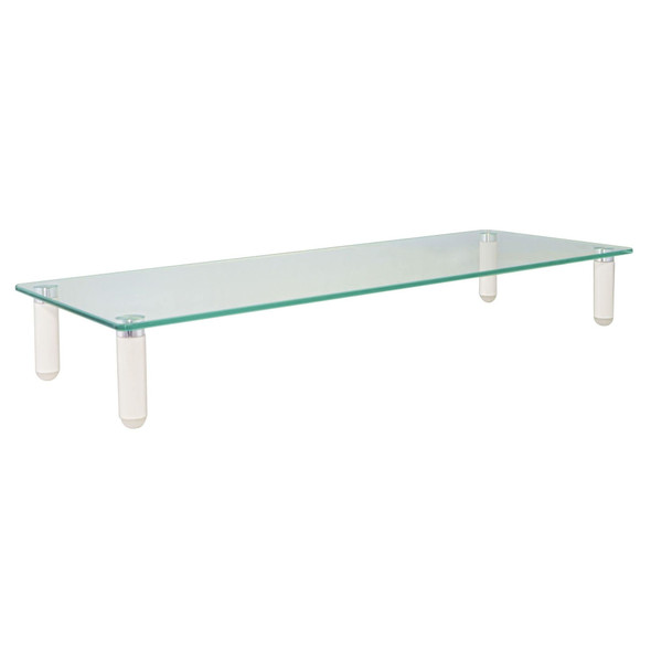 Kantek Glass Monitor Riser 5mm Tempered Glass Platform MS370 - Clear Glass Kantek Glass Monitor Riser 5mm Tempered Glass Platform MS370 - Clear Glass