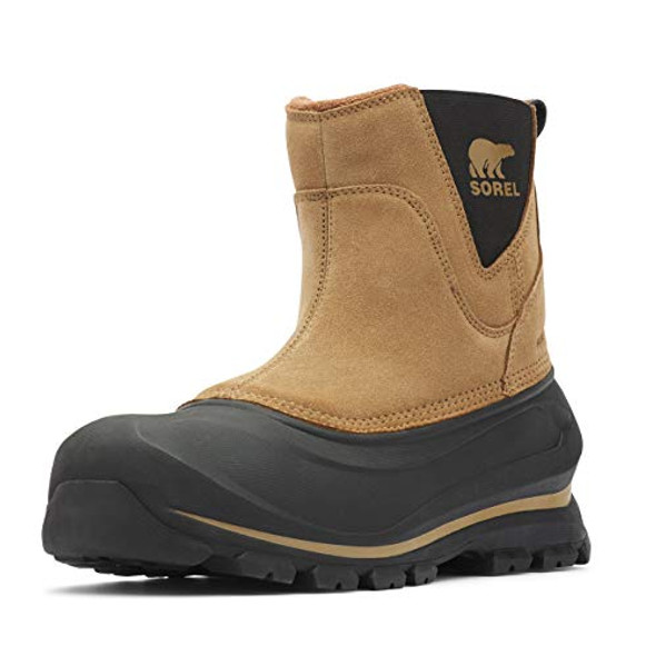 SOREL MEN'S BUXTON PULL ON WATERPROOF BOOT MEN 14 BROWN DELTA/BLACK SOREL MEN'S BUXTON PULL ON WATERPROOF BOOT MEN 14 BROWN DELTA/BLACK