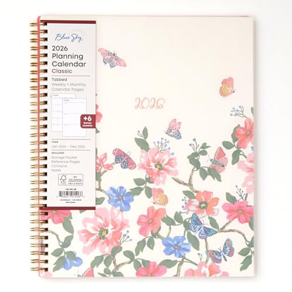 Blue Sky 2026 Weekly and Monthly Planner Calendar, Flexible Cover, 140195-26 Blue Sky 2026 Weekly and Monthly Planner Calendar, Flexible Cover, 140195-26