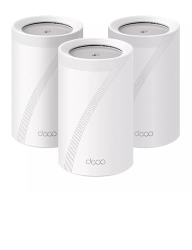 TP-LINK DECO BE11000 MULTI-GIG WHOLE HOME MESH WI-FI 7 SYSTEM 3-PACK - WHITE