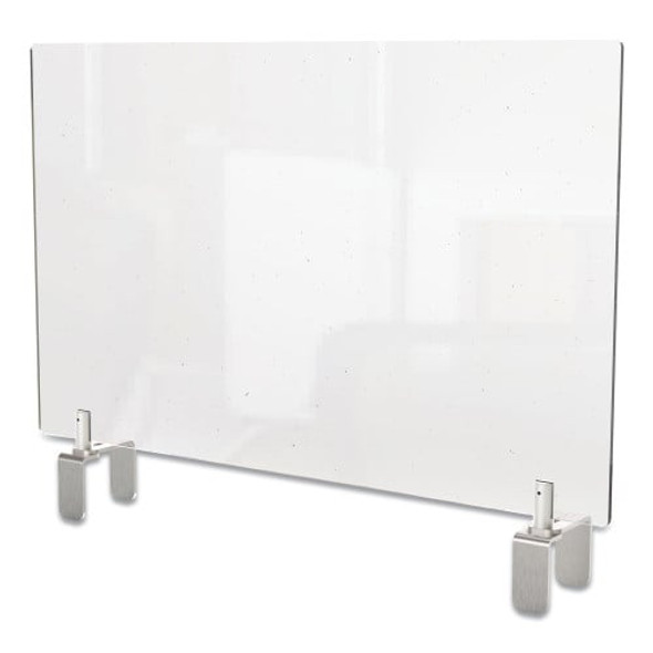 GHENT CLEAR PARTITION EXTENDER WITH ATTACHED CLAMP THERMOPLASTIC SHEETING New GHENT CLEAR PARTITION EXTENDER WITH ATTACHED CLAMP THERMOPLASTIC SHEETING New
