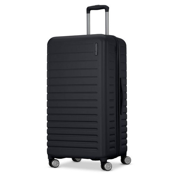 AMERICAN TOURISTER TRUNK HARDSIDE SPINNER SUITCASE - BLACK AMERICAN TOURISTER TRUNK HARDSIDE SPINNER SUITCASE - BLACK
