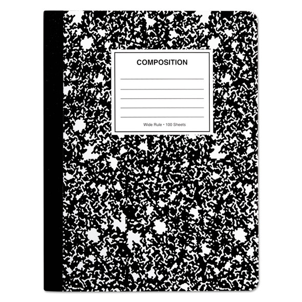 UNIVERSAL UNV20936 9.75"X7.5" 100-SHEET COMPOSITION WIDE LEGAL 6 Packs - BLACK UNIVERSAL UNV20936 9.75"X7.5" 100-SHEET COMPOSITION WIDE LEGAL 6 Packs - BLACK