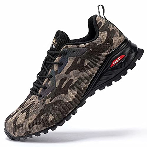 M903-2E KRICELY MEN'S TRAIL RUNNING SHOES, SIZE: 10.5W, CAMOUFLAGE M903-2E KRICELY MEN'S TRAIL RUNNING SHOES, SIZE: 10.5W, CAMOUFLAGE