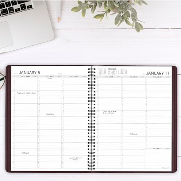 AT-A-GLANCE 2026 APPOINTMENT BOOK PLANNER WEEKLY 8-1/4" X 11", LARGE - WINESTONE New AT-A-GLANCE 2026 APPOINTMENT BOOK PLANNER WEEKLY 8-1/4" X 11", LARGE - WINESTONE New