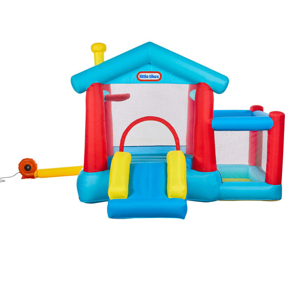 LITTLE TIKES INFLATABLE PLAY HOUSE BOUNCER WITH SLIDE & EXTENDED PLAY AREA LITTLE TIKES INFLATABLE PLAY HOUSE BOUNCER WITH SLIDE & EXTENDED PLAY AREA