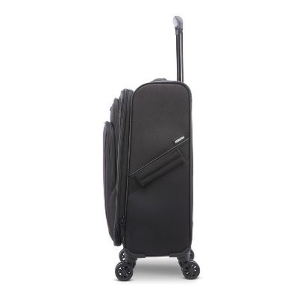 AMERICAN TOURISTER PHENOM SOFTSIDE CARRY ON SPINNER SUITCASE - BLACK AMERICAN TOURISTER PHENOM SOFTSIDE CARRY ON SPINNER SUITCASE - BLACK