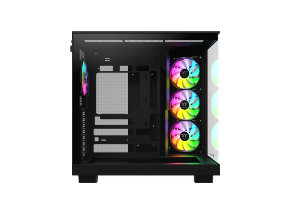 Thermaltake View 380 XL WS ARGB; Mid Tower Chassis; Side Wood Trim; 4x120mm ARGB