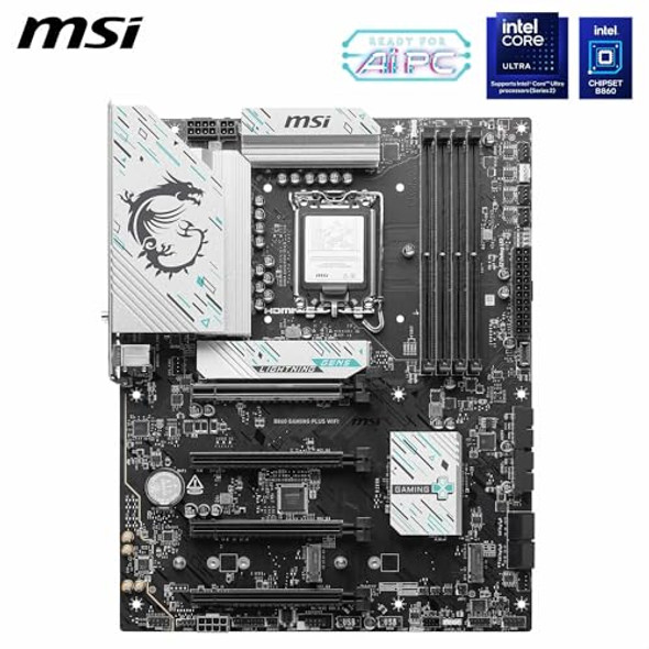 MSI B860 GAMING PLUS WIFI MOTHERBOARD - SUPPORTS INTEL CORE ULTRA PROCESSORS