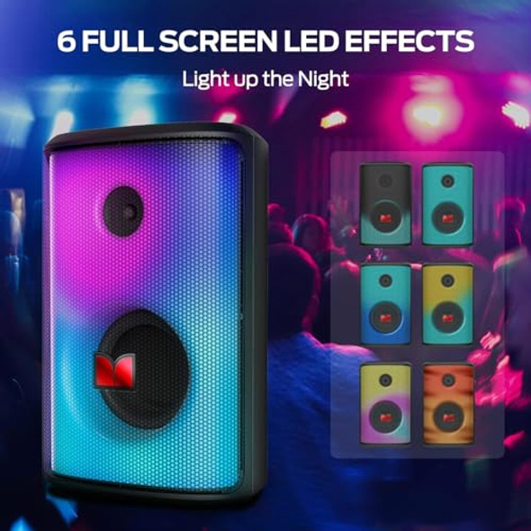 MONSTER BLUETOOTH SPEAKERS 80W FOR OUTDOOR - BLACK