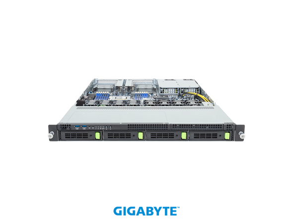 GIGABYTE R163-Z34-AAH1 Rack Server - AMD EPYC™ 9005/9004 - 1U UP 4-Bay Gen5