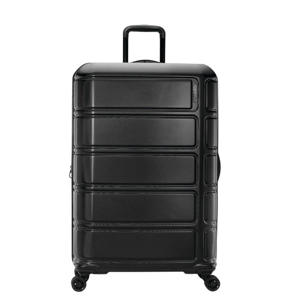 AMERICAN TOURISTER VITAL HARDSIDE CARRY ON SPINNER SUITCASE - BLACK