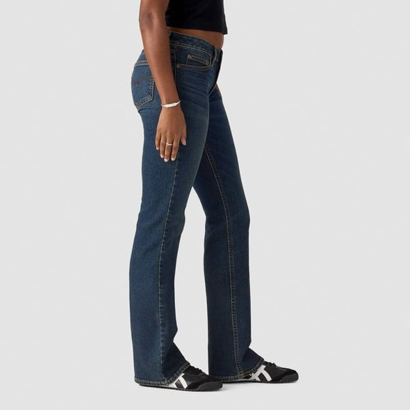 LEVI'S® WOMEN'S SUPERLOW BOOTCUT JEANS SIZE: 30W X 32L - SWEEP DOWN DARK New