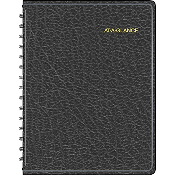 AT-A-GLANCE FOUR-PERSON GROUP UNDATED DAILY APPOINTMENT BOOK, 8 1/2" X 10 7/8" New