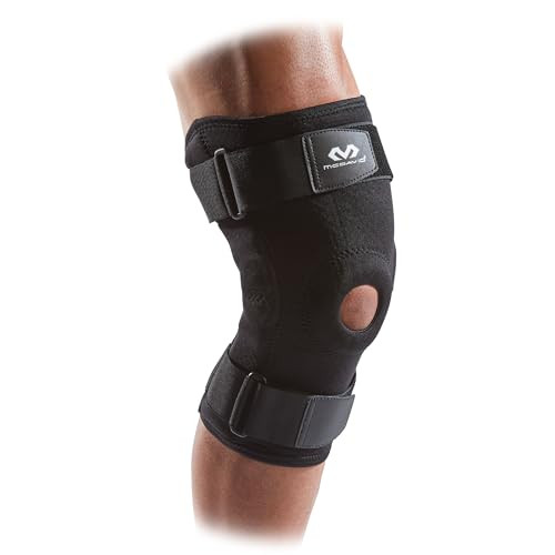 MCDAVID SPORT KNEE BRACE WITH HINGES - BLACK - LARGE/X-LARGE New