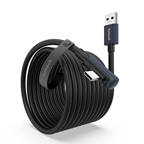 SYNTECH LINK CABLE 20 FT COMPATIBLE OCULUS/META QUEST 3/3S,2/PRO/PICO 4 - BLACK