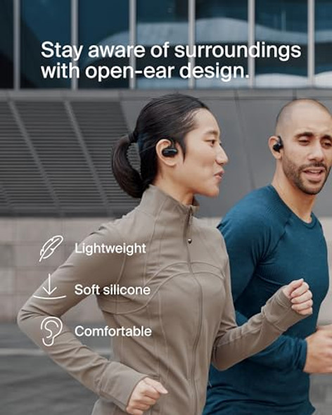 Belkin SoundForm ClearFit Wireless Open-Ear Earbuds Lightweight Sport Earphones