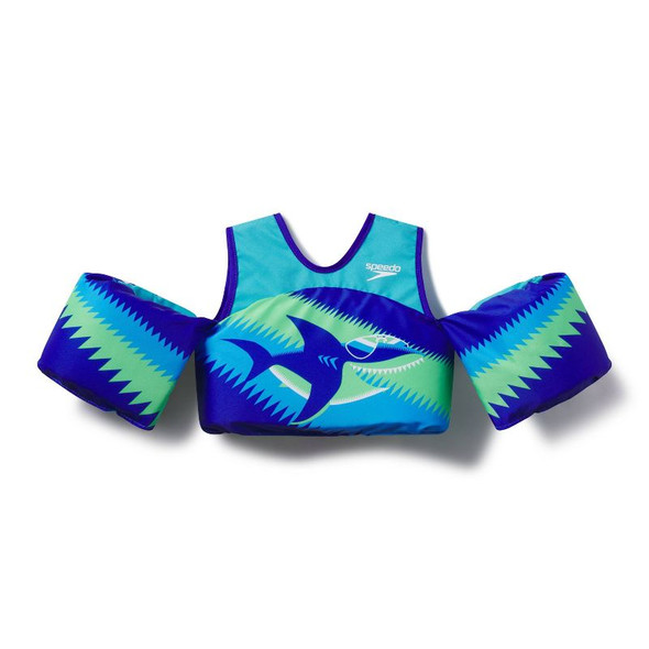 SPEEDO SPLASH JAMMER - BLUE/GREEN/TEAL: LIFE JACKET VEST, KIDS New