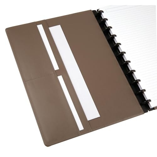 TUL CUSTOM NOTE-TAKING SYSTEM DISCBOUND NOTEBOOK LETTER SIZE 60 SHEETS BROWN New