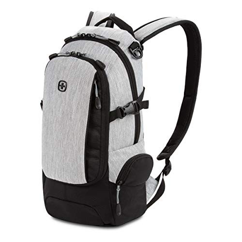 SWISSGEAR 3598 BACKPACK NARROW, 18-INCH -LIGHT GRAY HEATHER