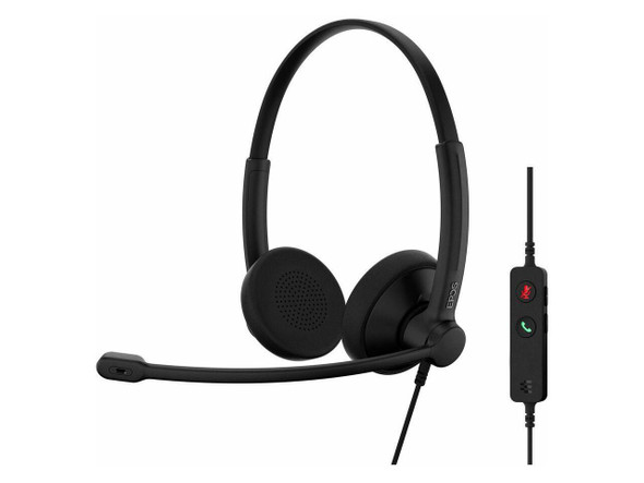 Stereo wired headset, UC certified - The IMPACT 100 is an entry-level headset