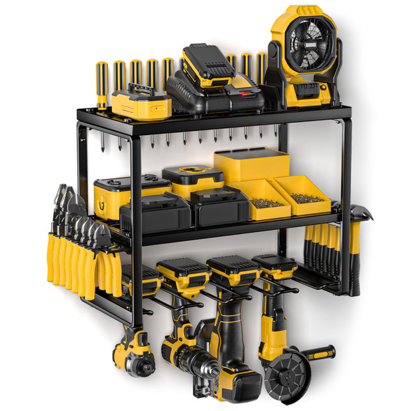 Power Tool Organizer Wall Mount Tool Holder Organization One President QD60014