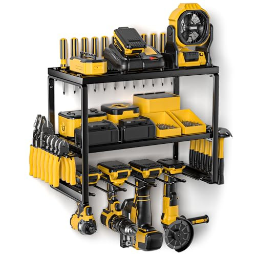 Power Tool Organizer Wall Mount Tool Holder Organization One President QD60014