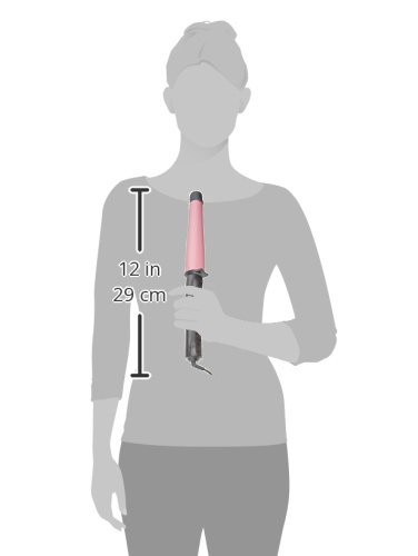 REMINGTON STUDIO SALON COLLECTION PEARL DIGITAL CERAMIC WAND,CURLING, 11/2",PINK