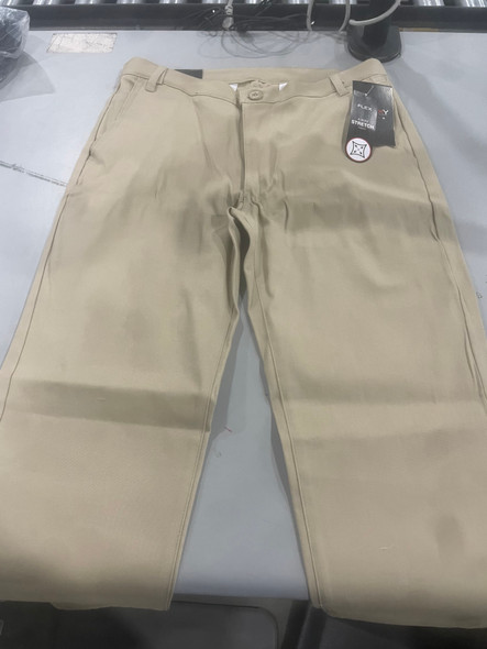 GALAXY BY HARVIC PANTS MEN'S 4 WAY STRETCH CASUAL - SIZE: MEN 30X31 - KHAKI New