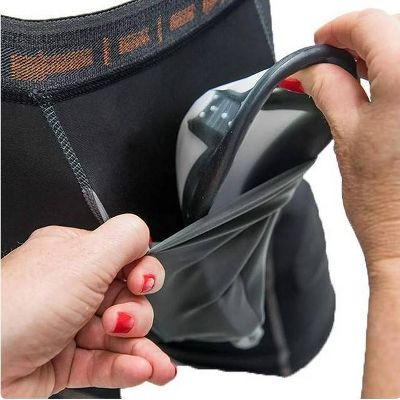 SHOCK DOCTOR YOUTH COMPRESSION SHORTS WITH PROTECTIVE CUPS - WHITE