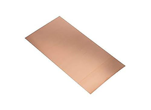 K&S PRECISION COPPER SHEET 1218, 0.016" THICK X 6" WIDE X 12" LONG - 1 SHEET