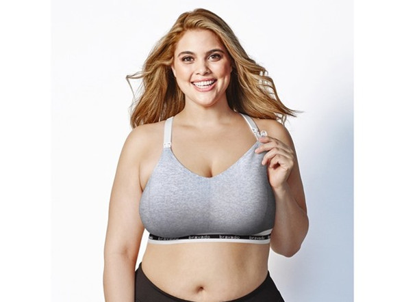 BRAVADO ORIGINAL NURSING BRA FULL CUP - SIZE: S/P - DOVE HEATHER New