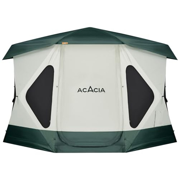 ACACIA POP UP CAMPING TENT 8 WINDOWS FOOTPRINT WATERPROOF WINDPROOF BANYAN
