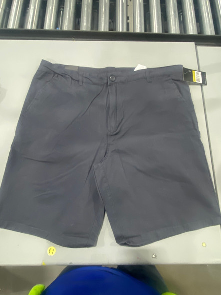 GALAXY BY HARVIC MEN'S 5-POCKET TRETCH TWILL CHINO SHORTS - SIZE: MEN 40 - GRAY New