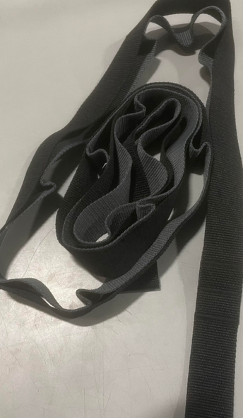 ALL IN MOTION STRETCH STRAP ALL IN MOTION YOGA ACCESSORY - BLACK/GRAY New