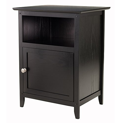 WINSOME HENRY ACCENT TABLE, 19 INCHES, BLACK