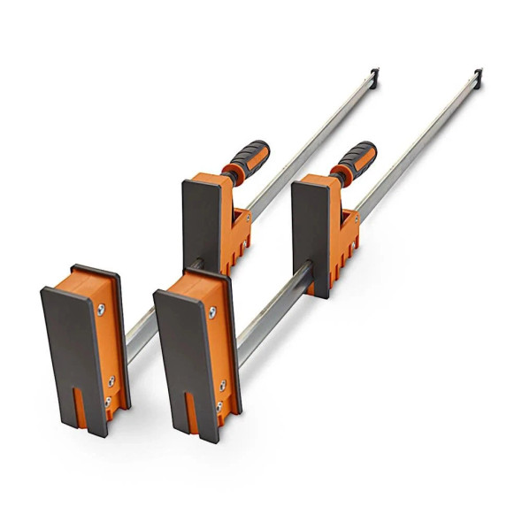 BORA PORTAMATE 50-INCH PARALLEL CLAMP - 2-PACK - ORANGE