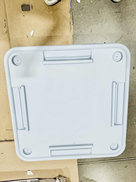 BENECASA BLOW MOLD DOMINO GAME TABLE - LIGHT BLUE